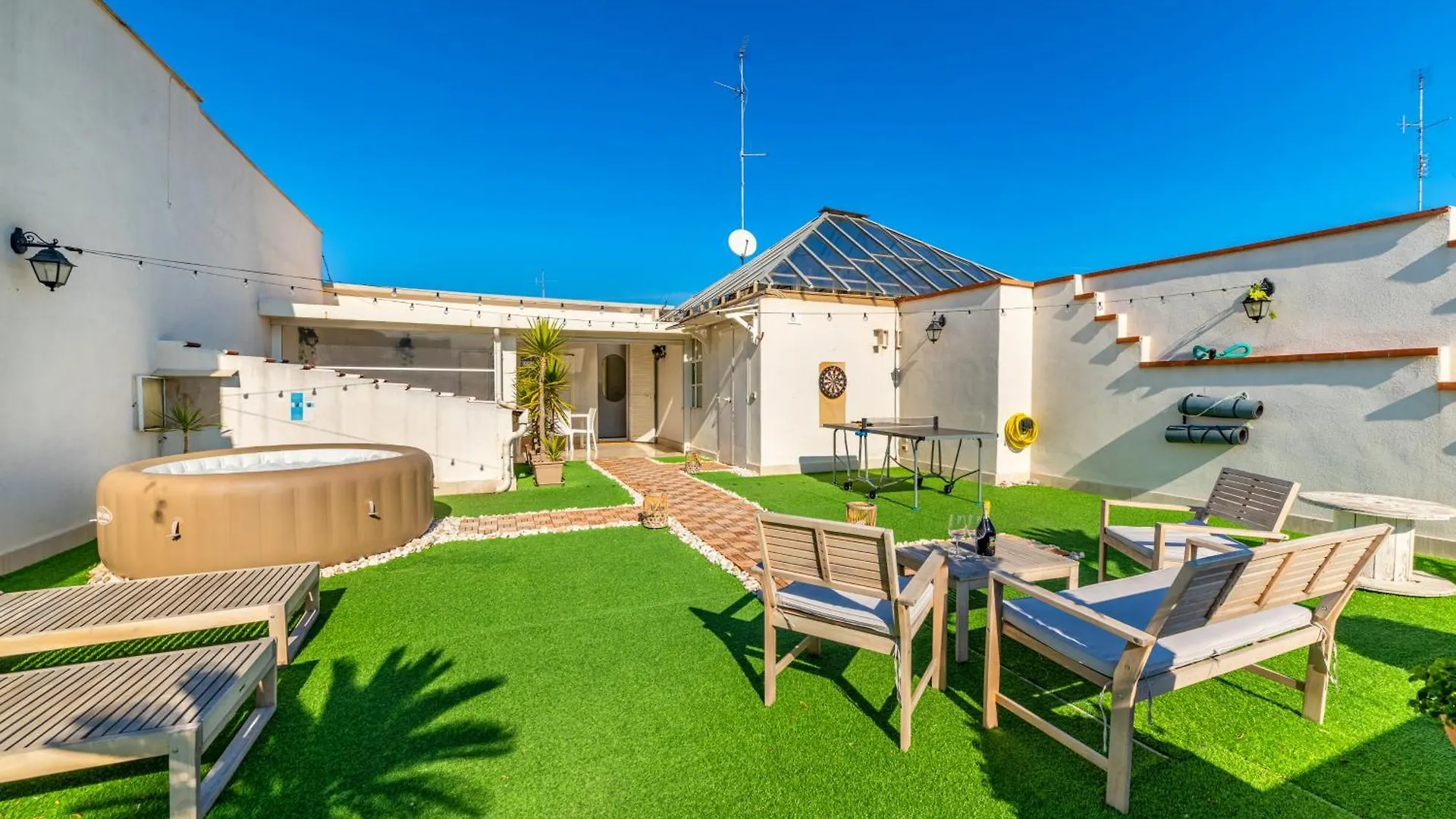 150Mq Rooftop Paradise - Spacious Private Terrace Bari